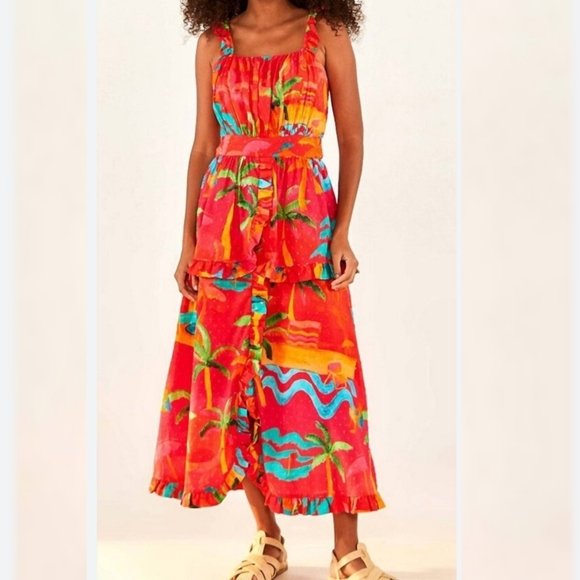 farm rio ipanema mini dress farm rio ipanema mini dress Farm Rio Picnic Peppers Ainika Off-White Mini  Dress  Monelle Vermont
